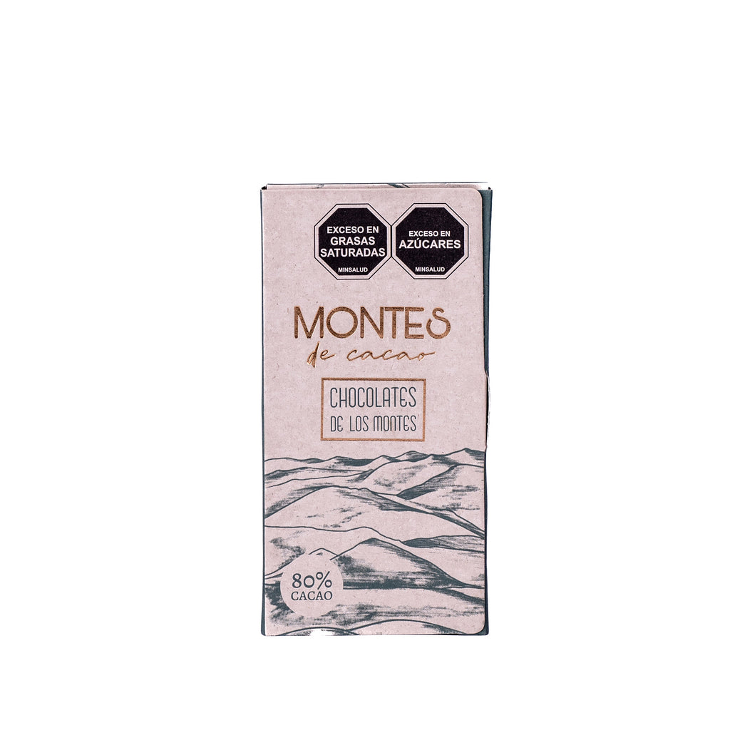 Barra de Chocolate Montes 80% Cacao