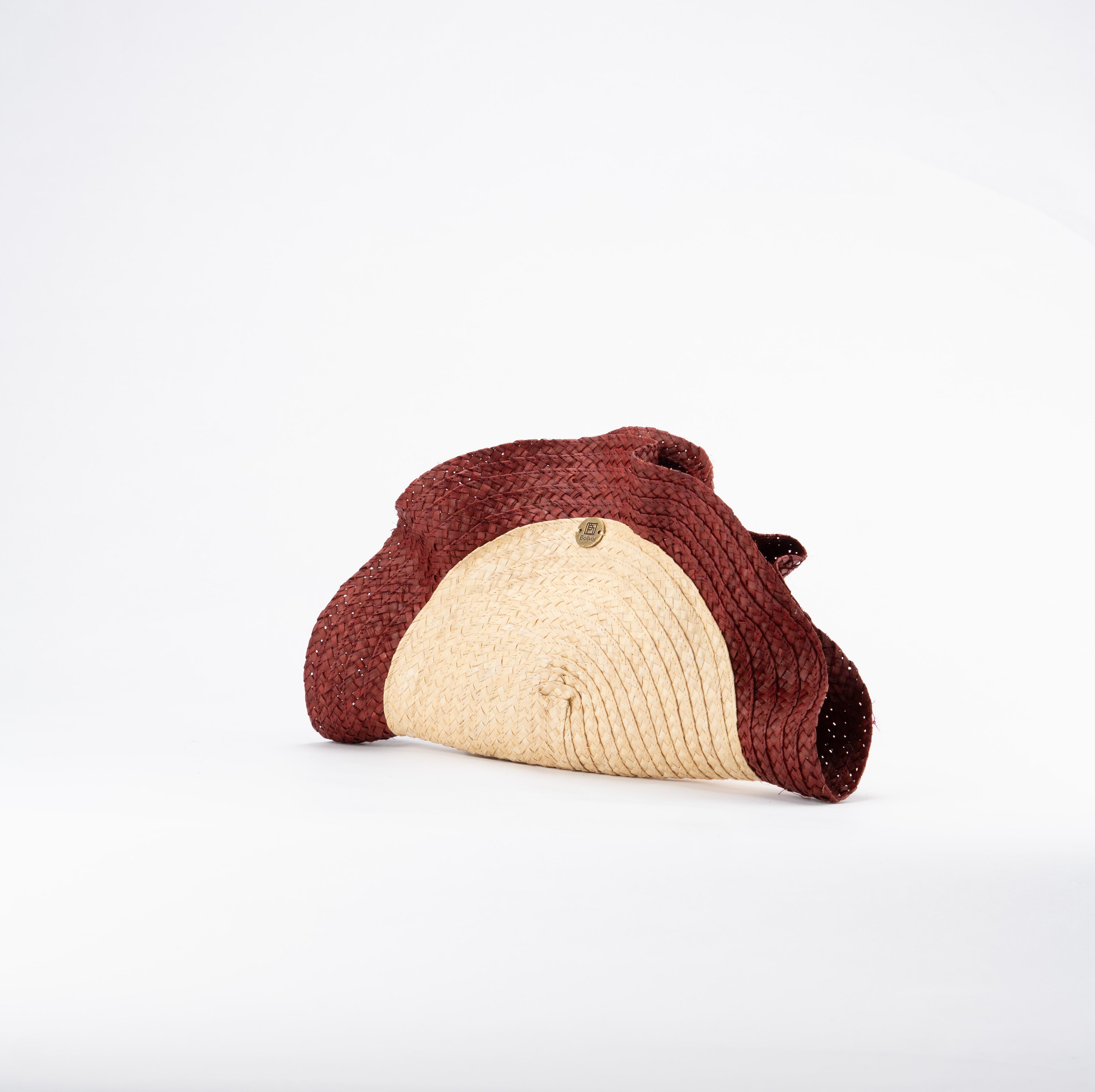 Clutch Olas Terracota Pequeño