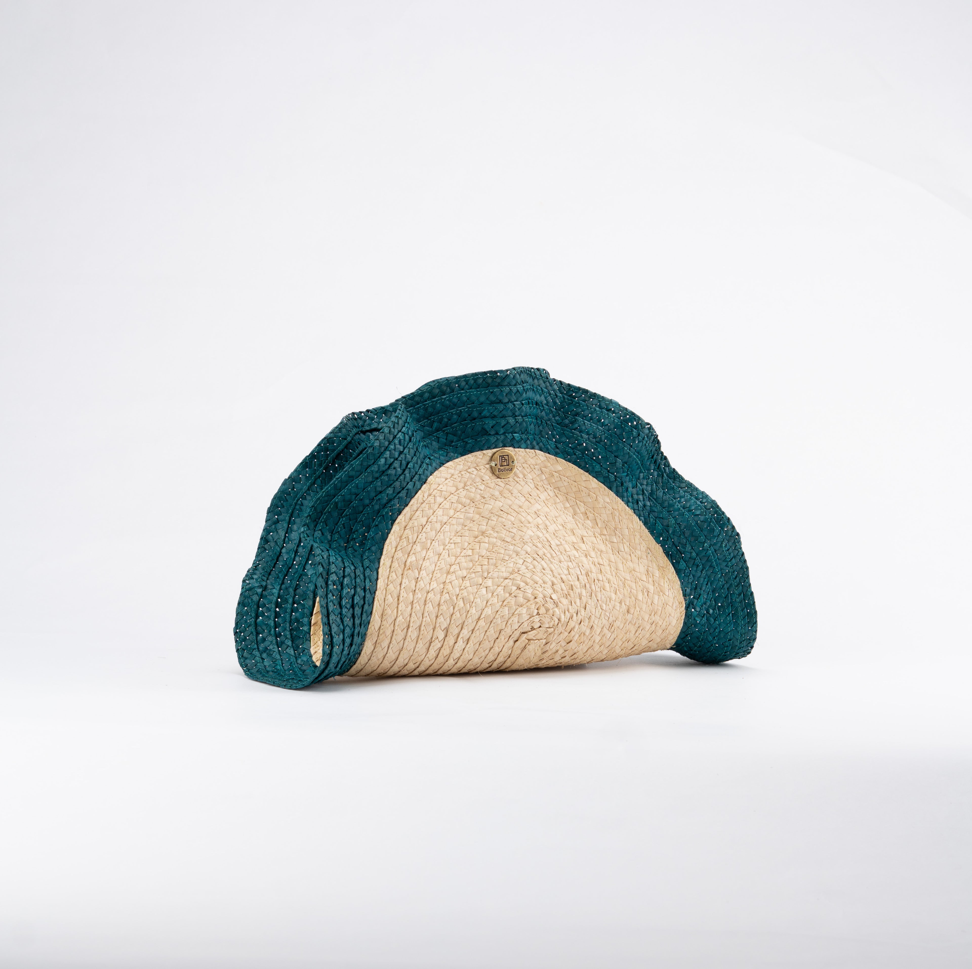 Clutch Olas Turquesa Pequeño
